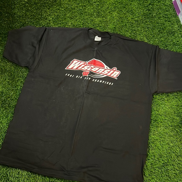 Men’s Wisconsin Basketball 2003 Big Ten Champions T-shirt - Picture 1 of 3
